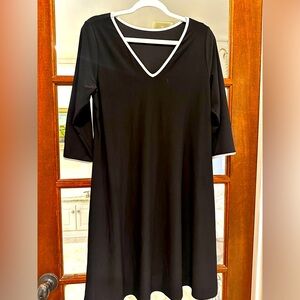 Dress by Sympli. Wear either  v neck or round neck. Size 10.